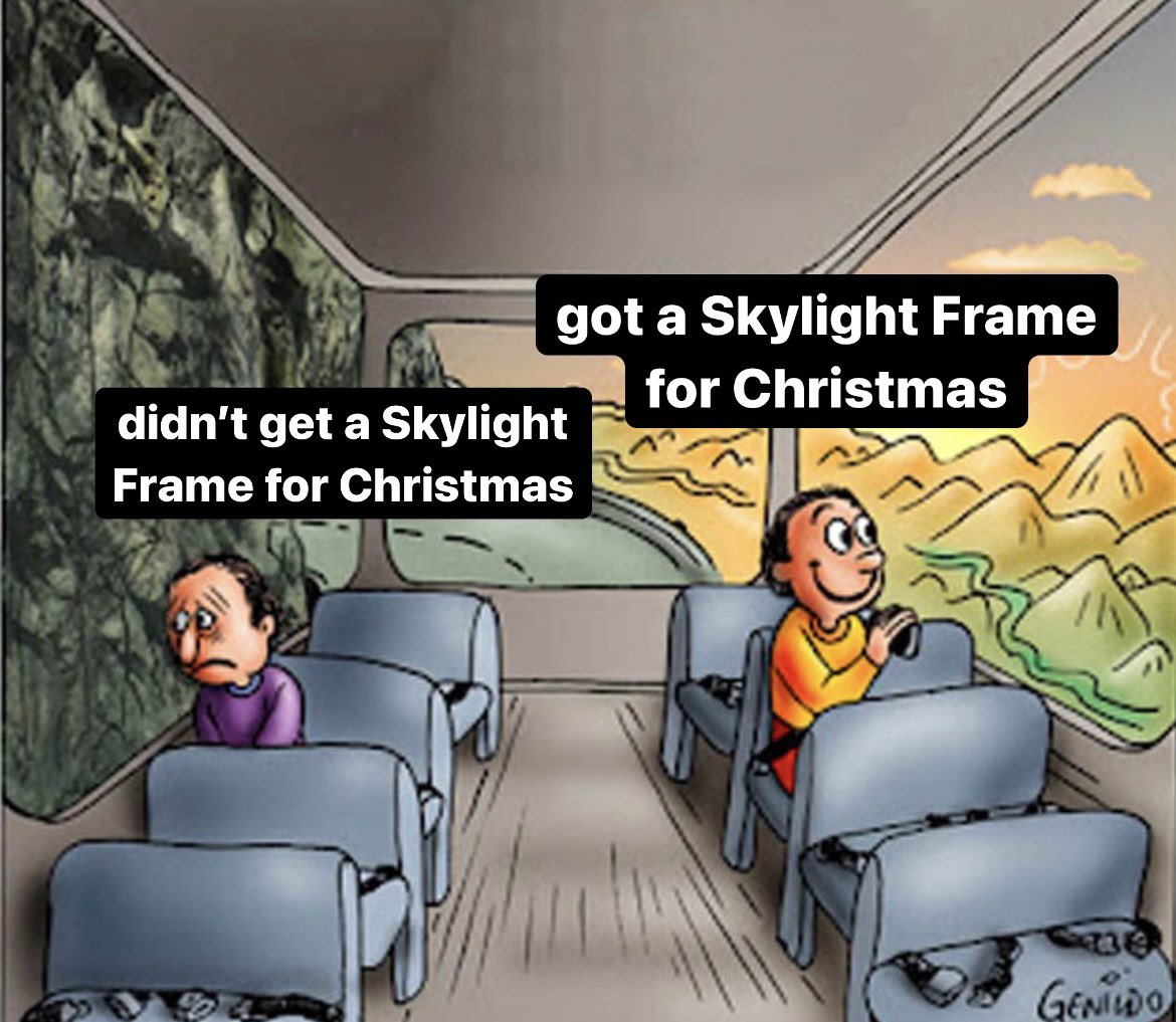 Our biggest #CyberMonday sale is happening now! ➡️ skylightframe.com