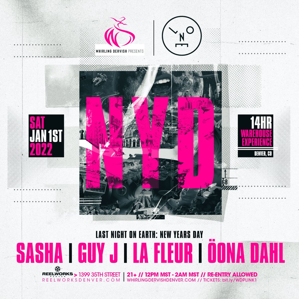 Heading to Denver for a very special 14 hour <a href="/LNOE_label/">Last Night On Earth</a>  party on NYD with <a href="/djguyj/">Guy J</a>  La Fleur&amp; <a href="/OonaDahl/">◎☀и▲_l☽▲╫L</a> 

bit.ly/LNOE10

#LNOE