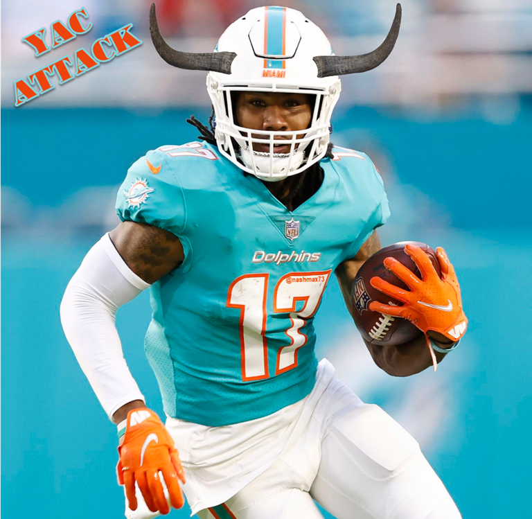 ThomasSWFL's tweet photo. It seems @D1__JW has become quite the YAC monster for the @MiamiDolphins. Am enjoying the #YACattack! https://t.co/84DU3YJl05
