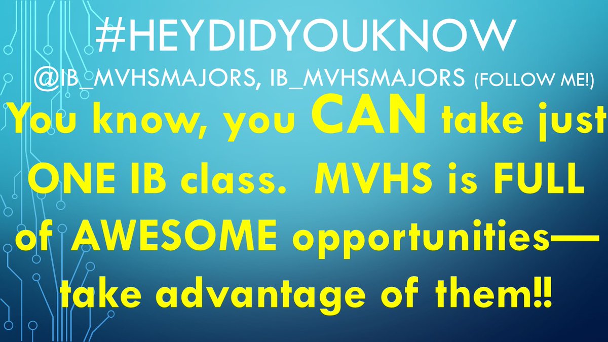 IB@MVHS_FCPS (@ib_mvhsmajors) on Twitter photo 