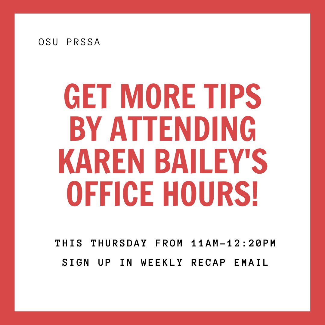 Ohio State PRSSA tweet media