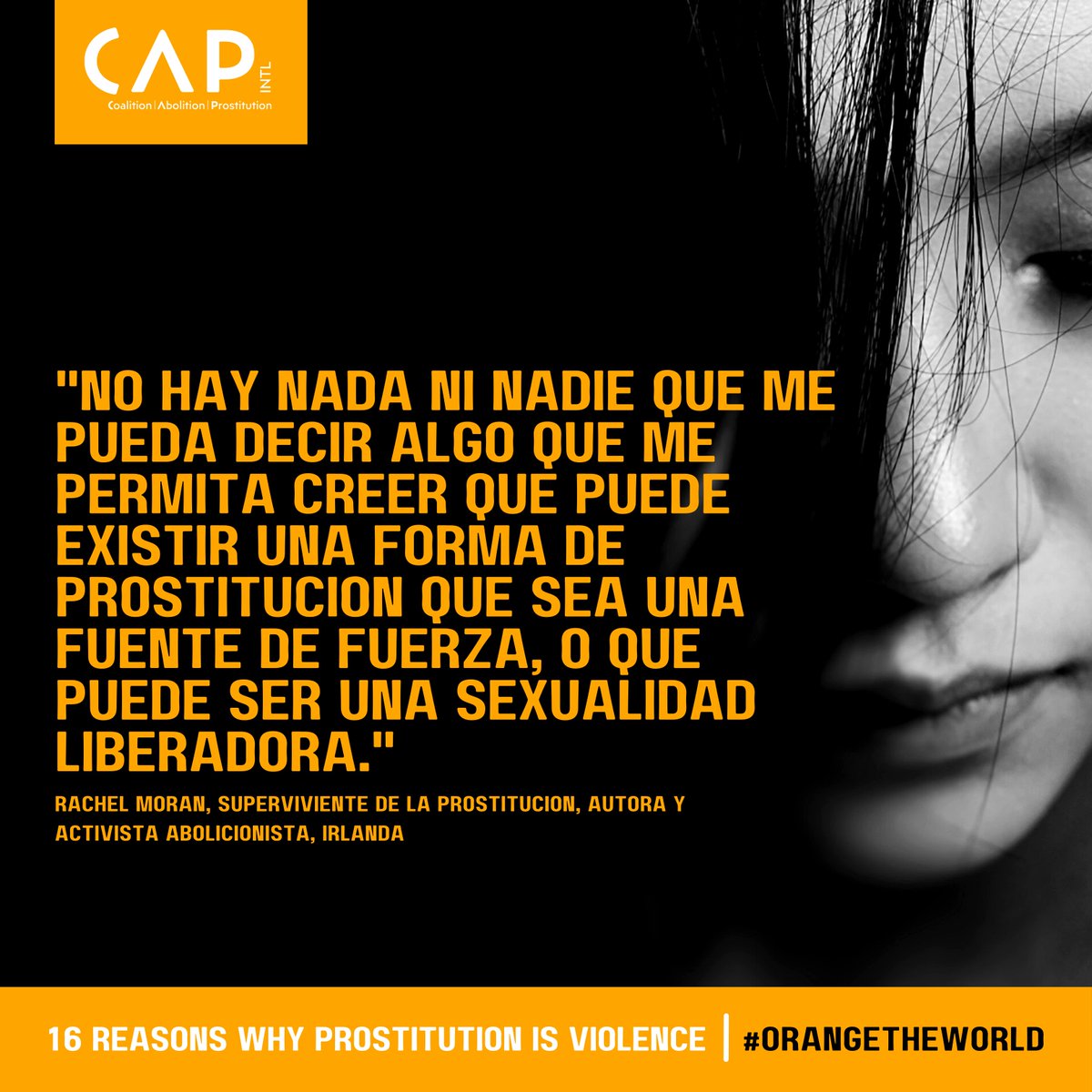 CAPintl's tweet photo. Razón #5

#16ReasonsWhyProstitutionIsViolence
#OrangeTheWorld https://t.co/uzD8dICUyO
