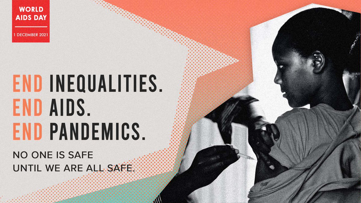 GlobalGoalsUN's tweet photo. No one is safe until we are all safe. YET people still lack access to life-saving vaccines. 

End inequalities.
End AIDS.
End pandemics.

https://t.co/WOctkJfZaX 

#WorldAIDSDay https://t.co/JFvttyGT9O