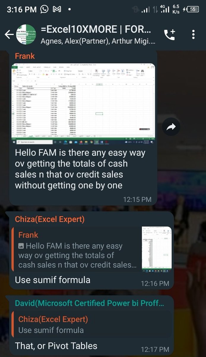 Excel10XMORE's tweet image. Today in the #Excel10XMORE Forum.
It&apos;s a community of #Excel lovers ,Consultants that are willing to help you get 10XBetter with #Excel