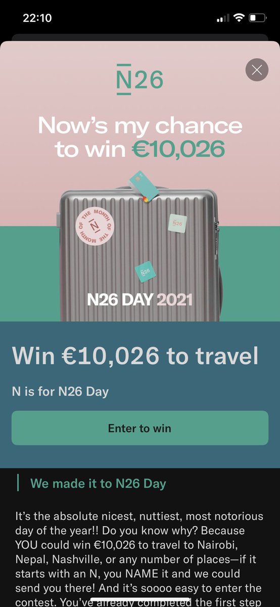 maxamilli's tweet image. #iN26 @n26 here’s hoping that this will get me to Narva, Estonia in the near future! 🇪🇪