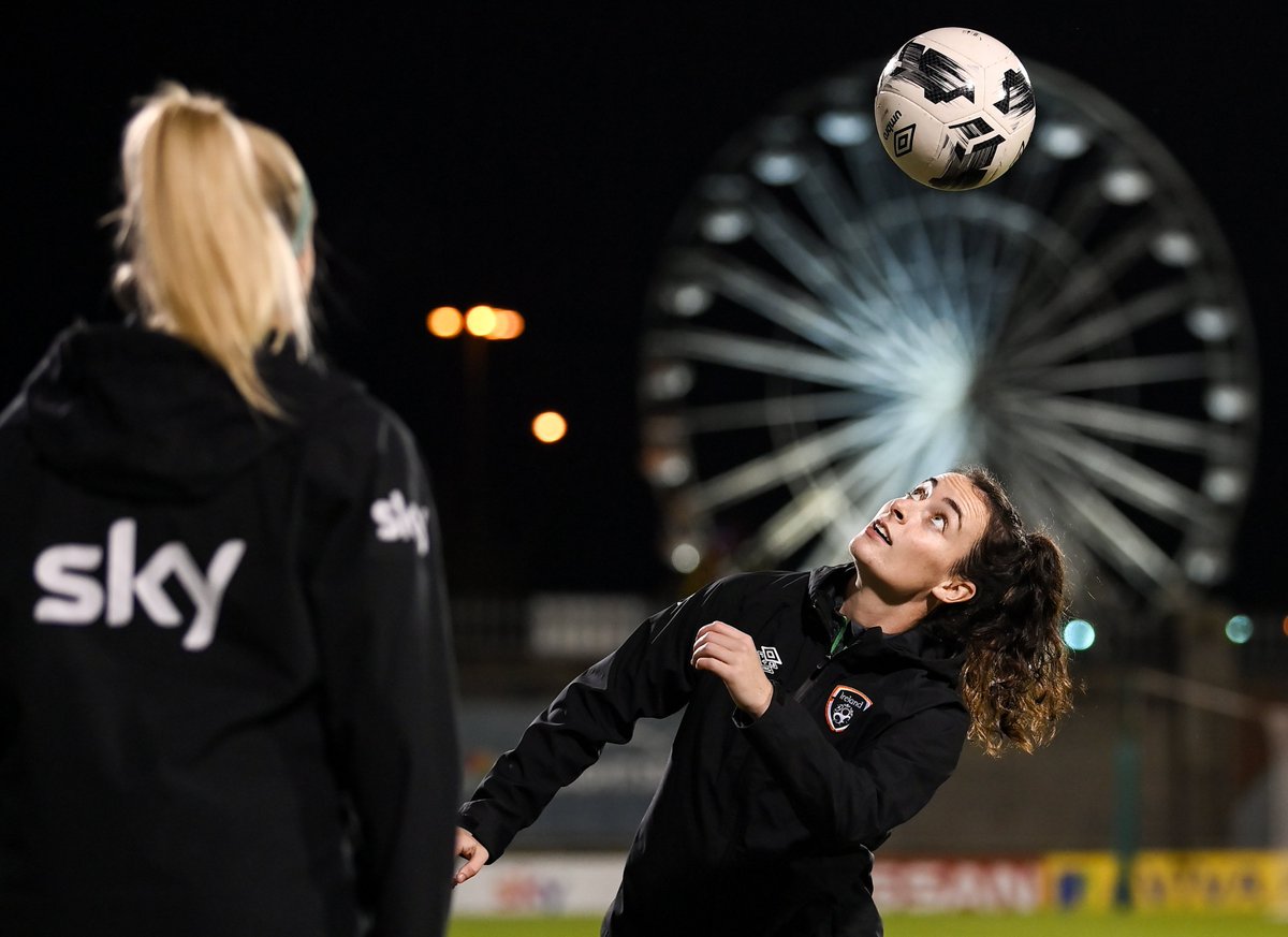 SkyIreland's tweet photo. One more sleep before another huge night in Tallaght.

🤹@romamclaughlin

#SkyWNT | #COYGIG | #IRLGEO https://t.co/ZDeQ76tAh1
