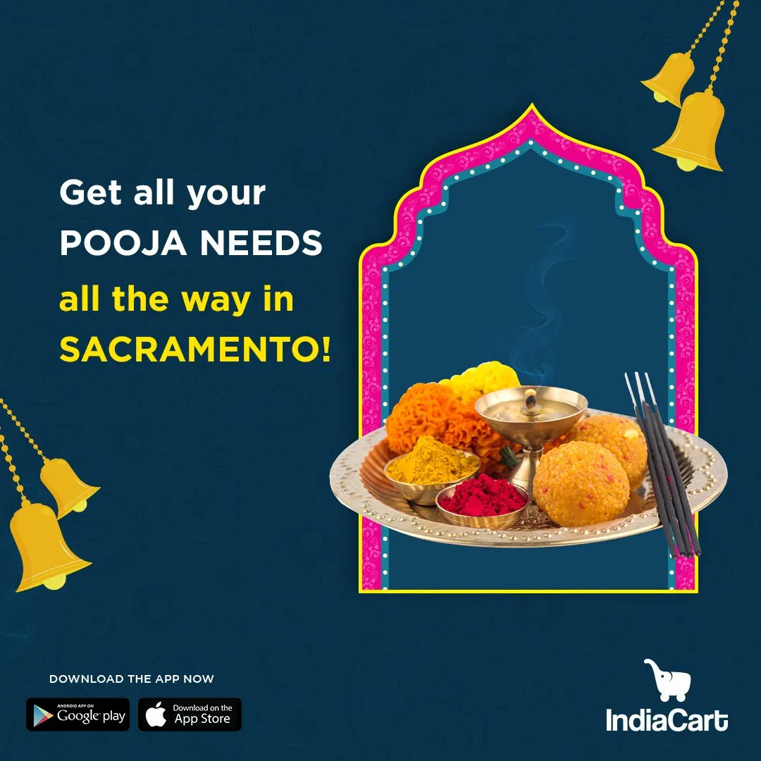 Get all your pooja essentials all the way from India to Sacramento!
Order now from @IndiaCart - Easy Online Shopping 🛍 
Link in bio
#indianpoojakitinSacramento #Sacramentoindians #indianfoodinSacramento #indiangroceryinusa  #indiacartapp #desishop