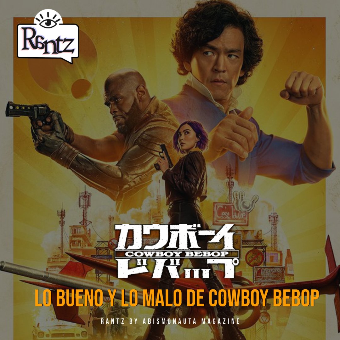 abismonauta's tweet photo. Hoy en #Rantz pensamientos extendidos hablaremos de los puntos fuertes y débiles de #Cowboybebop una producción de Netflix a la cual no le ha ido muy bien ante la critica, pero, ¿realmente lo merece? 
Rantz pensamientos extendidos: https://t.co/0GSJ9NPUlA 
#Podcast #Series #Cine https://t.co/3BfTaComZY
