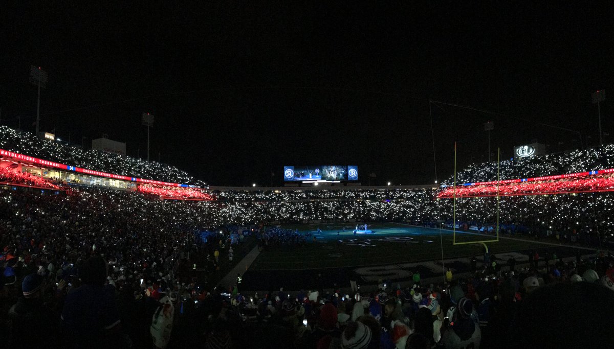 MarketingMayor's tweet photo. Rooting on the Buffalo Bills tonight vs. the Patriots on Monday Night Football! 🏈

Last time the Bills played at home on Monday Night, it was also against the Patriots back in 2018.
They retired Thurman's #34 at halftime and the Bills ended up losing 25-6 in the end.

Go Bills! https://t.co/yd2PcoH0TS