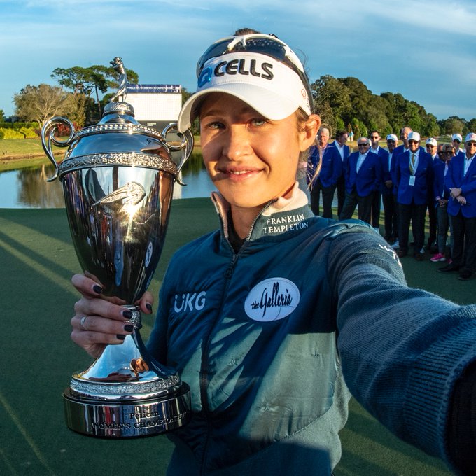 Congratulations to Jin Young Ko and @NellyKorda for their win at the @CMEGroupLPGA and @pelicanlpga! They’ve already qualified for the 2022 @lpga Tournament of Champions, so we hope to see them on the fairway in January! 🏆🎉 #CheersToTheChampion #HGVLPGA my.hgv.com/31bZFnA