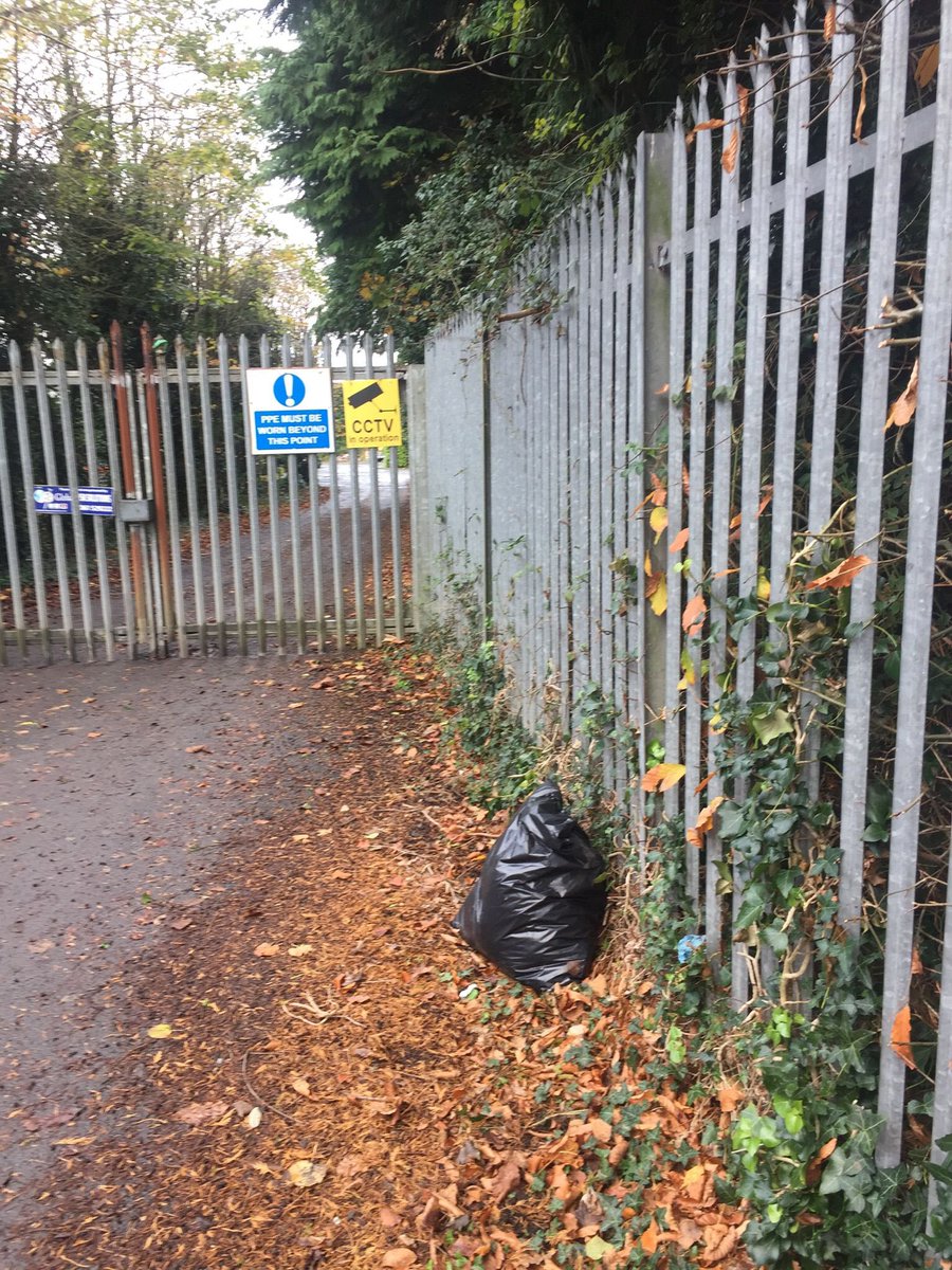 rosaleen_bolger's tweet photo. Rubbish bag from #RedPath #CorballyBaths ready for collection at your convenience @LimerickCouncil also bin at end of #MillRoad full @ConorSheehan93 @LmkTidyTown @TLC_Limerick https://t.co/TGRC19Rxe6