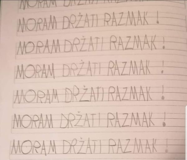 Kaj smo mi pisali v 2. razredu O.Š.? Maltretiranje, segregacija, diskriminacija otroka starega 7 let.