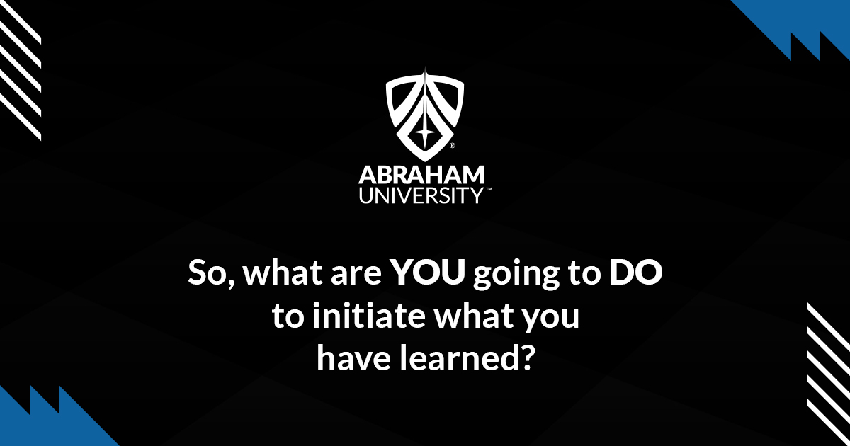 AbrahamUniv's tweet photo. As we come to the end of the Leverage material, remember this...

It is not my life. It is yours. It is not my business. It is yours.

So, what are YOU going to DO to initiate what you have learned? https://t.co/vIYYAaHquH