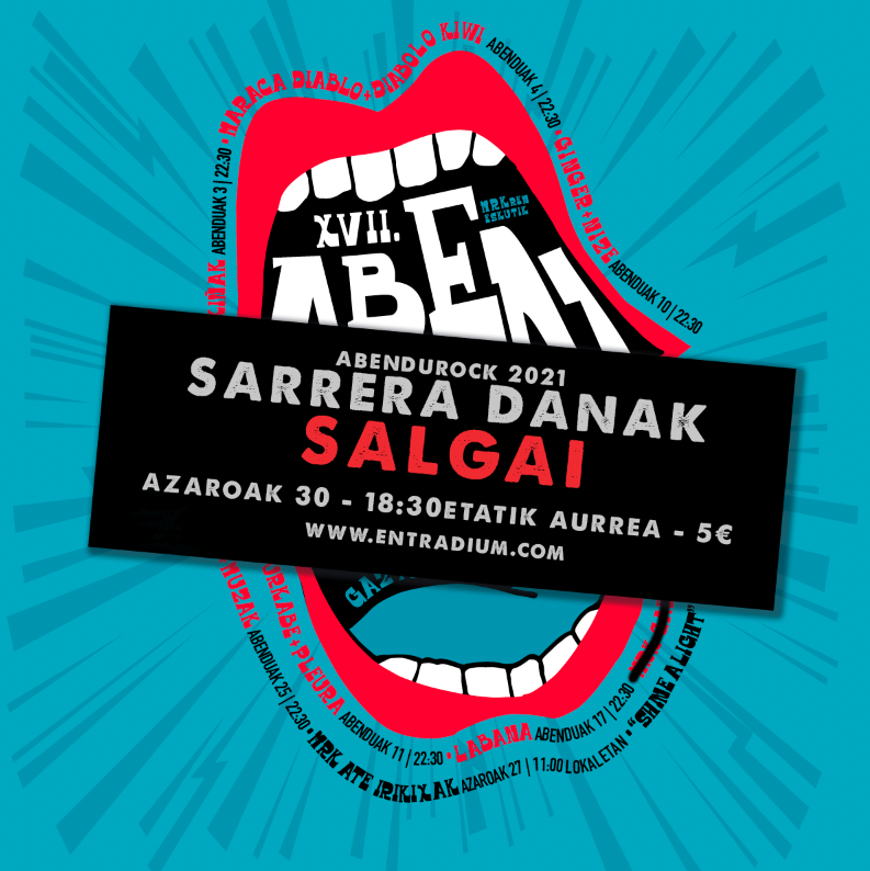 AnbenduR's tweet photo. SARRERAK ONLINE!!
Covid kasuen gorakadia ikusitxa neurrixak zorroztia erabaki deu. Aforua mugatua izango da, eta sarrerak aurrez hartzeko aukeria eongo da. 
Bixar 18:30etatik aurrea https://t.co/5YtoPuayaf orrixan eskuragarri eukiko ditxuzue. https://t.co/yzcGjkuDsA