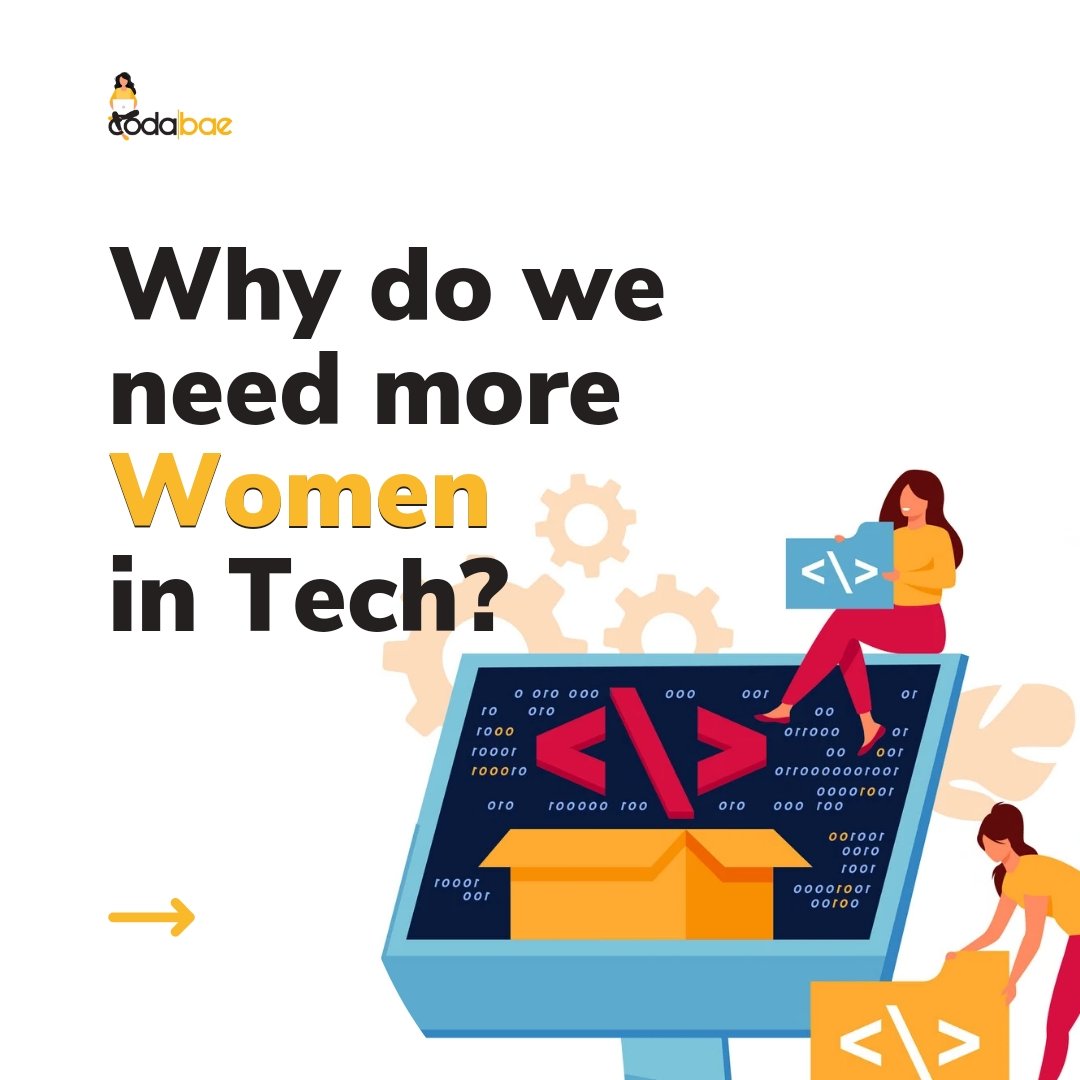 codabae's tweet photo. As a #lady, why aren't you #coding when you're intrigued by the prospects in #tech? 

#codabae #codeinclusive #th5series #CodeNewbie #WomenWhoCode #Python #AI #DataScience #100DaysOfCode #JavaScript #BigData #CloudComputing #OpenSource #GirlsWhoCode #ReactJS #OrangeTheWorld https://t.co/PmN0vgP1m0