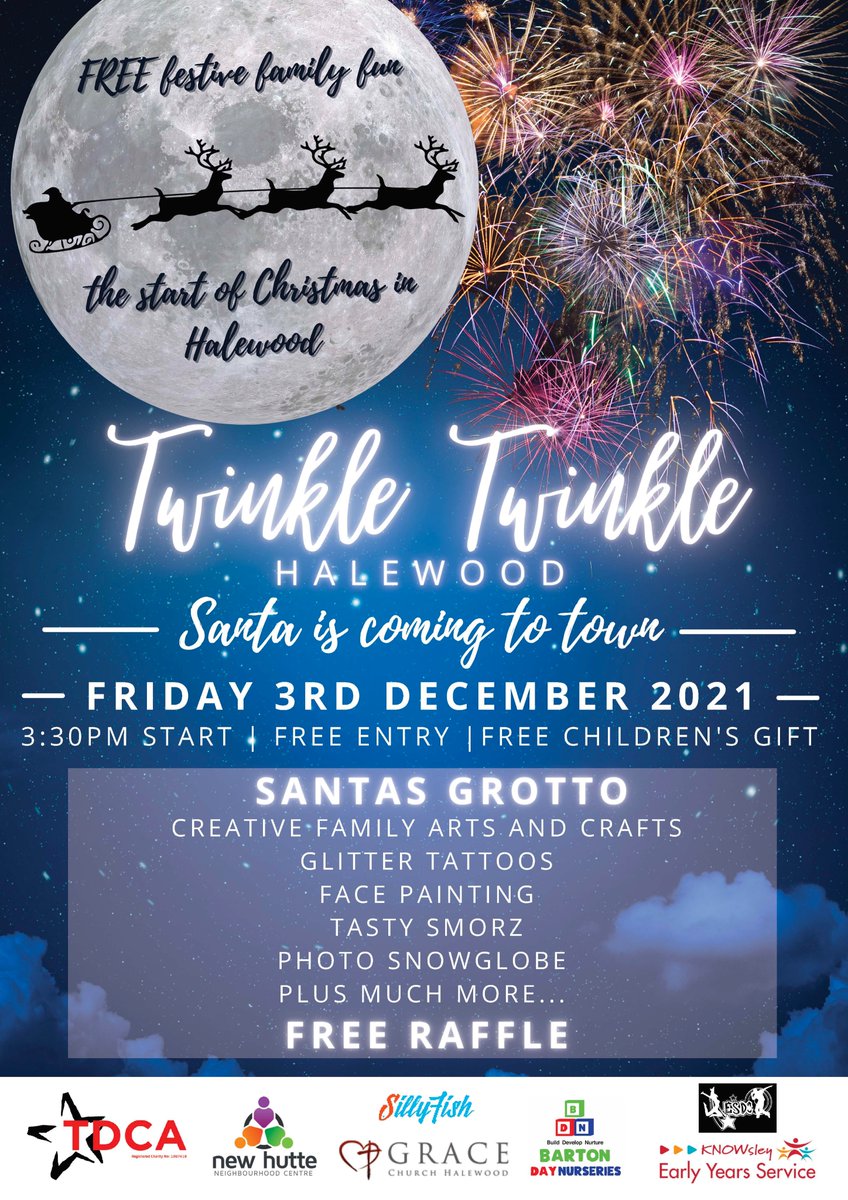 TDCA_2013's tweet photo. The count down is on.... there is only 4 more days until Twinkle Twinkle 🎄

Santa has been in touch and told us that he's super excited to see all of the children, and he has a gift prepared for them all 🎅🏼 https://t.co/5wsBWMK29g