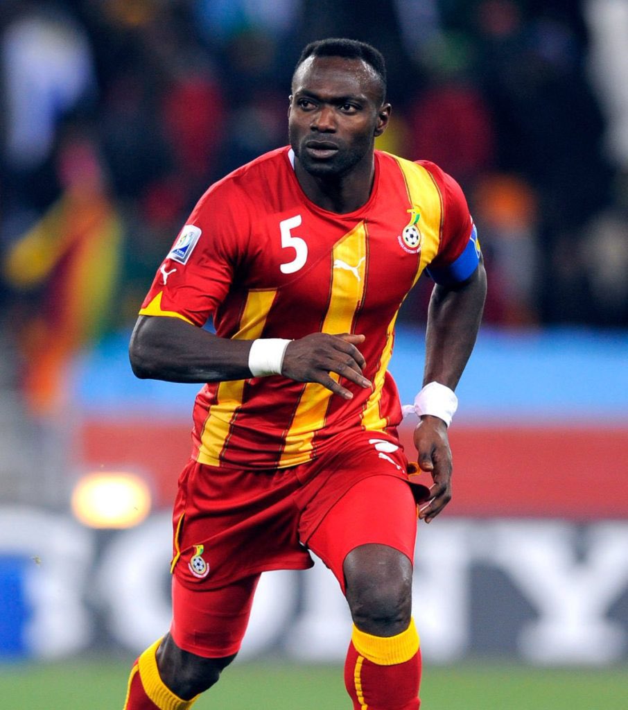 Happy 39th birthday to former Black Stars player John Mensah aka \"Rock of Gibraltar\". 