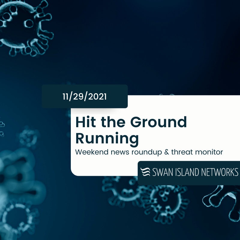 SwanIslandNet's tweet photo. Never miss the weekend's top news stories! Sign up to receive a weekly, analyst-curated digest featuring stories from the US and around the world. For this week's edition: https://t.co/vCpn6cwDkq.

#situationalawareness #OSINT #protests #threatintelligence https://t.co/aG4IRF23Q1