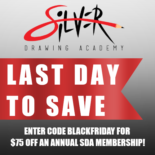 silver_drawing's tweet photo. Enter code BLACKFRIDAY to get $75 off an annual SDA membership. Students gain access to lessons taught by Character Designer Stephen Silver and our exclusive artist community: https://t.co/jWoHdtZUjO

#silverdrawingacademy #sda #characterdesign #blackfriday #artschool #drawing https://t.co/KifP1W33DT