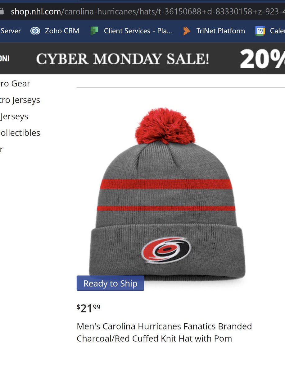 ebolesh's tweet photo. @Canes Upside down logo alert on the team store. https://t.co/XIKauaeuRn