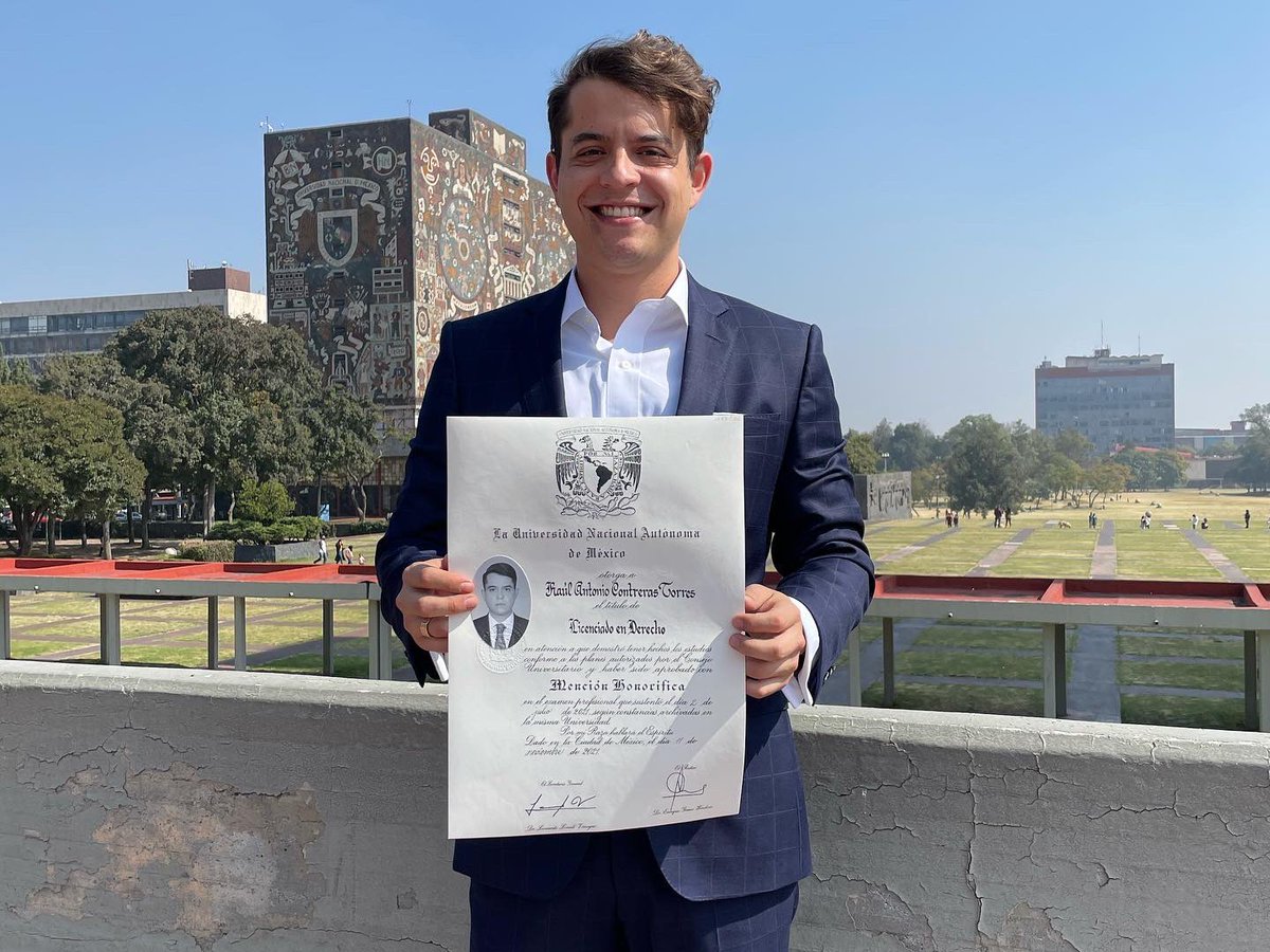 Raulcotr7's tweet photo. Misión cumplida 🤘🏻❤️

Gracias @DerechoUNAMmx 

Gracias @UNAM_MX 

Por mi raza hablará el espíritu 🔥 https://t.co/PWIDaHqPoM