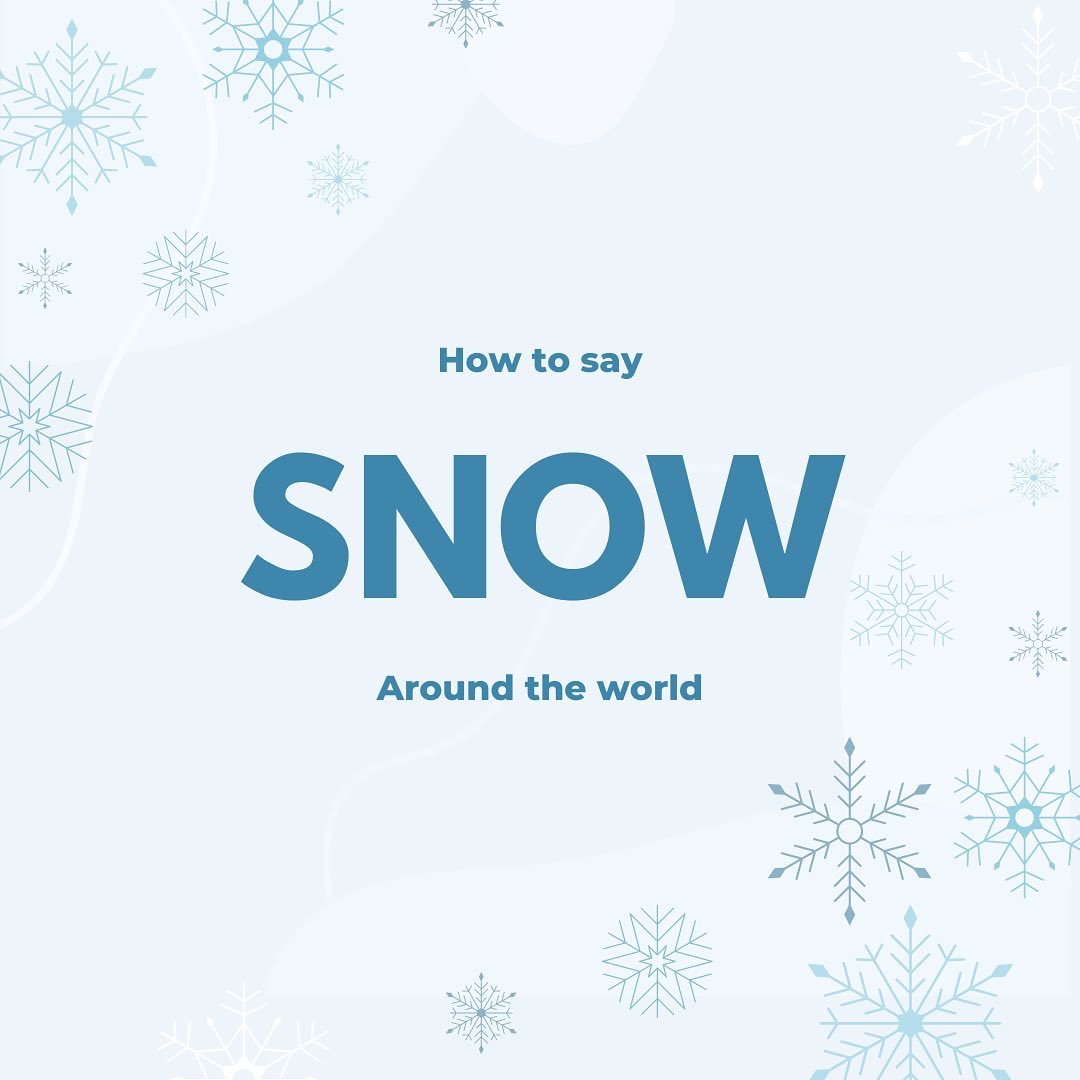 LearnLangwiches's tweet photo. So this week some snow fell where I live! I thought it was only appropriate to create a related post because it gets me so excited for Christmas��Did you guys get any snow where you are? Comment below if you did👇🏻 #snow #languages #spanish #french #italian #german https://t.co/0pLKsQqdbK