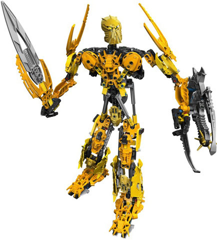 DeathBattleBot's tweet photo. DEATH BATTLE! Bonnie VS Toa Mata Nui https://t.co/nip48PcRto