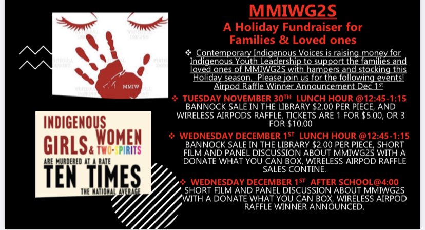 gciLRSD's tweet photo. #wearebettertogether #MMIWG2S #lionpride https://t.co/azSvZvNSZC