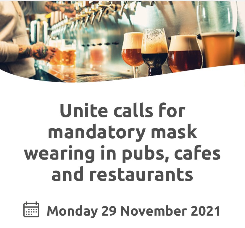 FairHospitality's tweet image. 🚨EXTRA, EXTRA 🚨 

“Our view is that facemasks must be compulsory in all public spaces but that it must not be left to to workers in hospitality, or any other sector, to enforce.”

@unitetheunion release including @UniteSharon &amp;amp; @BrySim88 

unitetheunion.org/news-events/ne…