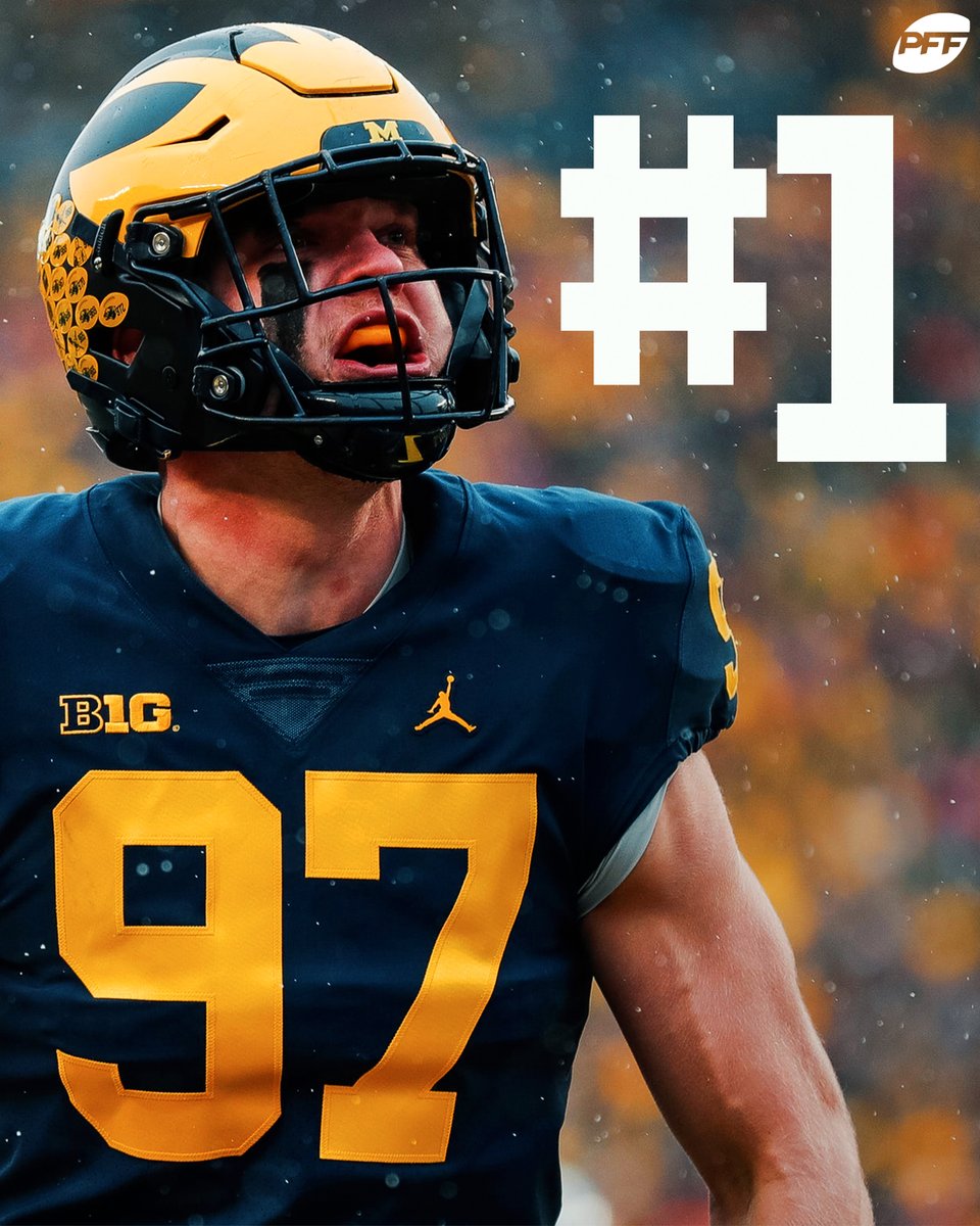 There's a new #1 prospect in the #NFL Draft...

Aidan Hutchinson, Michigan DL