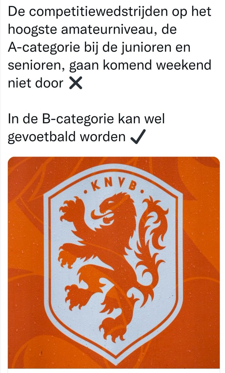 EGVV_Gelselaar's tweet photo. Wat houdt dit in? EGVV 1 heeft aankomend weekend geen competitiewedstrijd. EGVV 2 zaterdag, zondag 2 en 3 mogen wel aantreden. https://t.co/4x6N09IIJx
