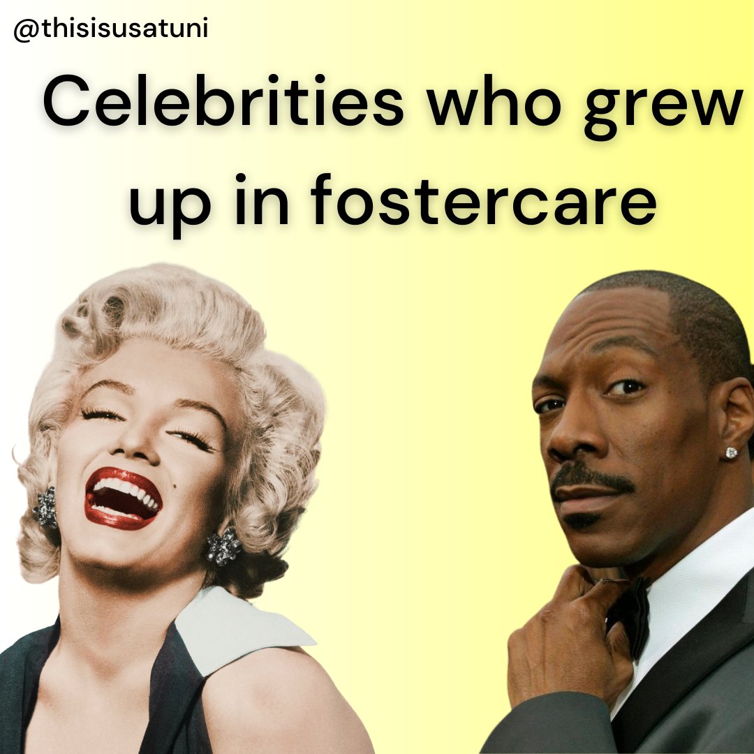 ThisIsUsAtUni's tweet photo. Being fostered is way more common than you think! Here are but a few icons that have done amazing things after leaving the system:
1. Marilyn Monroe
2. Eddie Murphy
3.Coco Chanel
4. Tiffany Haddish
5. Steve Jobs
#FosterCare #Fosterkid #CareLeaver #LookedAfterChild https://t.co/PZG9VyRpWH