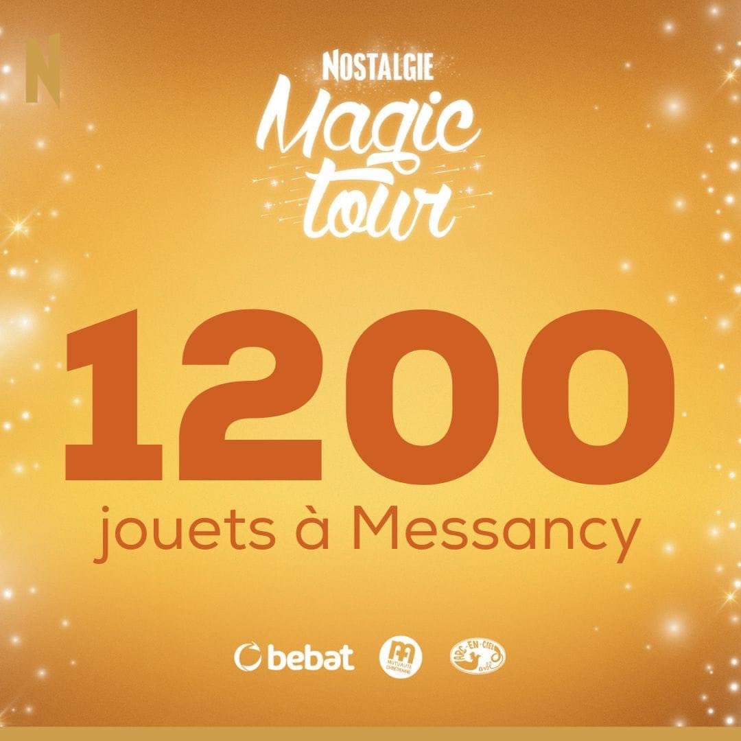 NostalgieBE's tweet photo. 1200 jouets et 950 kg de piles usagées récoltés ce lundi 🙂 Merci #Messancy pour cet incroyable démarrage du Nostalgie Magic Tour ❤️
👉 À demain à Jambes, dans la province de #Namur
#nostalgiemagictour #nostalgiebelgique #magictour https://t.co/DRDFr7HskO
