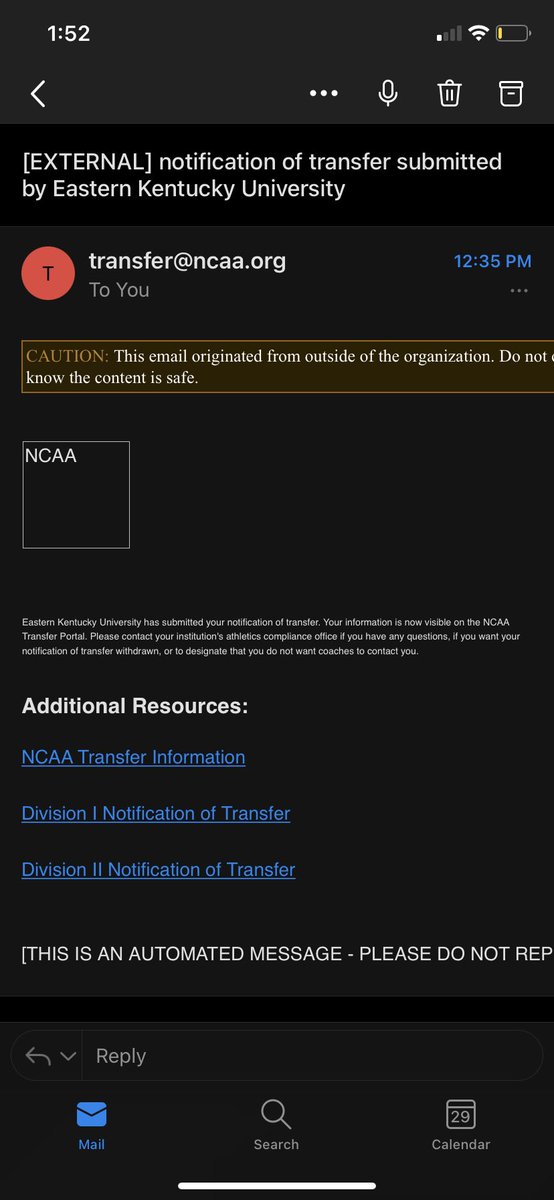 Thank you EKU for the opportunity to play the sport I love. I would like to announce that I have entered the transfer portal and my recruiting is open. Thank you!