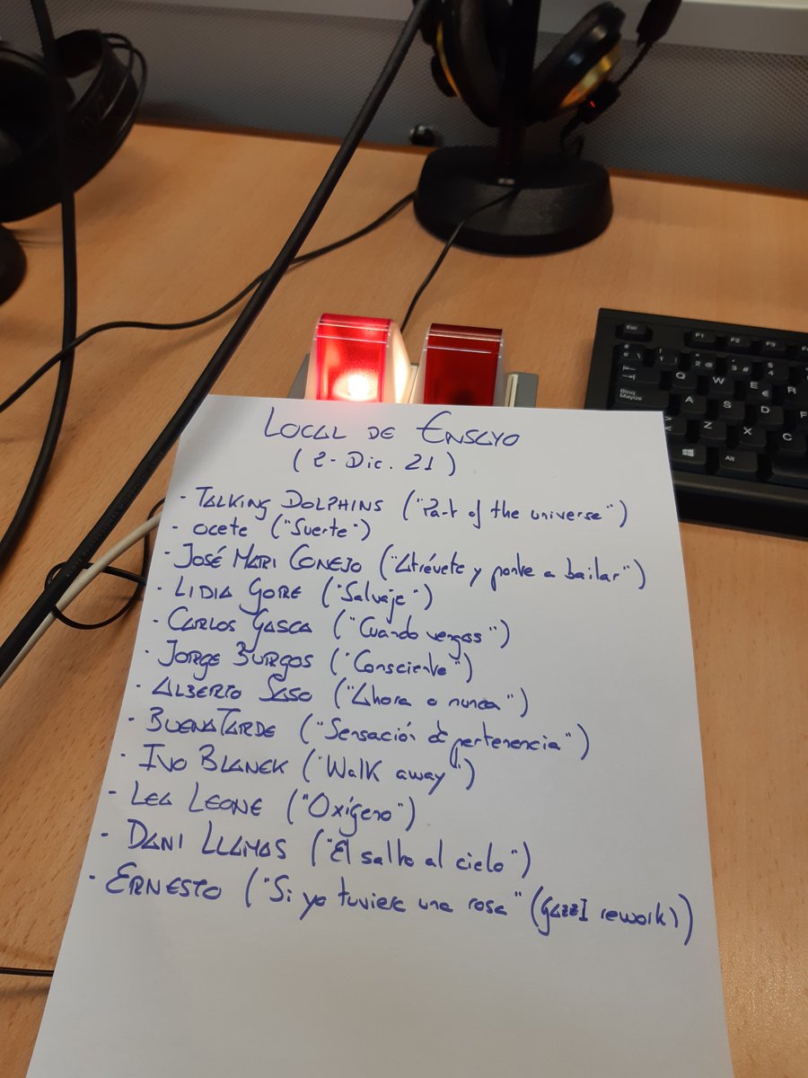 Vamos. Abrimos LOCAL DE ENSAYO en <a href="/canalfiesta/">Canal Fiesta Radio</a> Hasta las 23,00, sólo individu@s:   #TalkingDolphins, #ocete, #JoseMariConejo (@zoogruporock), @GORE_87, <a href="/carlosgascalive/">Carlos Gasca</a>, <a href="/JorgeBurgos79/">Jorge Burgos</a>, #AlbertoSaso, <a href="/soybuenatarde/">Mané López</a>, <a href="/Ivoblanek/">IVO BLANEK</a>,  <a href="/lealeone_/">Lea Leone</a>, <a href="/danillamasmusic/">Dani Llamas🔻</a> y #PedroErnesto