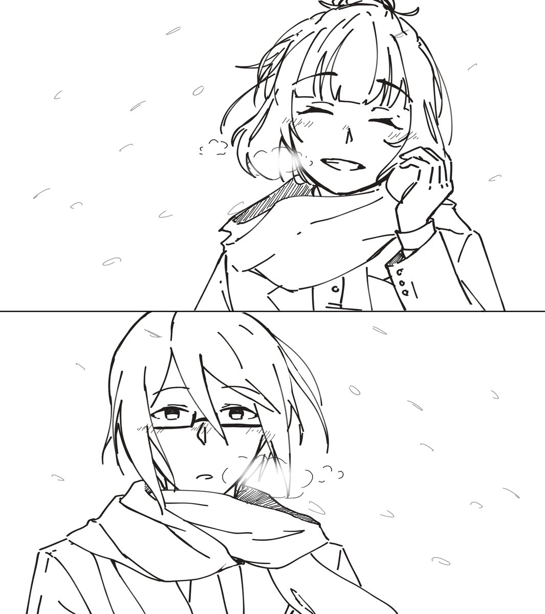 i said i didnt want to post any more  of my yume drawings here but i think this one is pretty neat 😭 