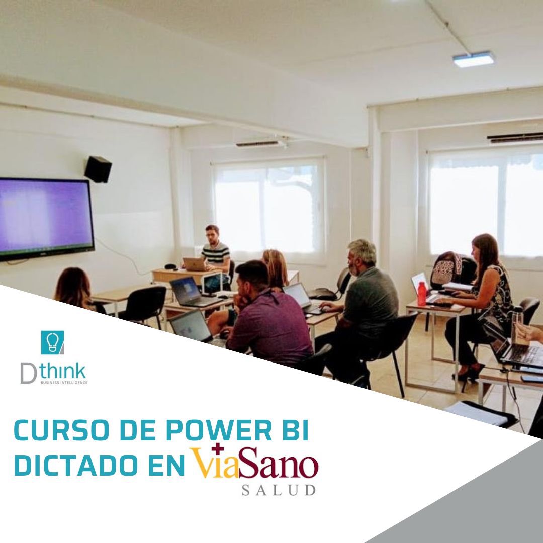 DthinkData's tweet photo. Cursos in company. En esta oportunidad realizamos una capacitación en PowerBI para el staff de @ViasanosaludSL https://t.co/v2hQS7YAHy