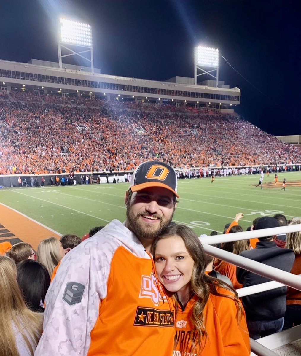 chania_ogden's tweet photo. Seeing OSU #BeatOU at Bedlam this past weekend was the BEST day of my entire life🧡 #GoPokes 

@CowboyFB @OSUAthletics https://t.co/GGeFhGKlbC
