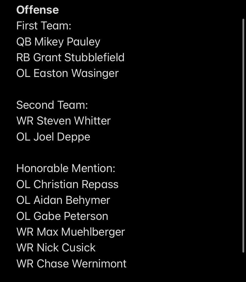 bvnwnews's tweet photo. The following BVNW football players were named to All-EKL teams: https://t.co/mM2CCOv6i0