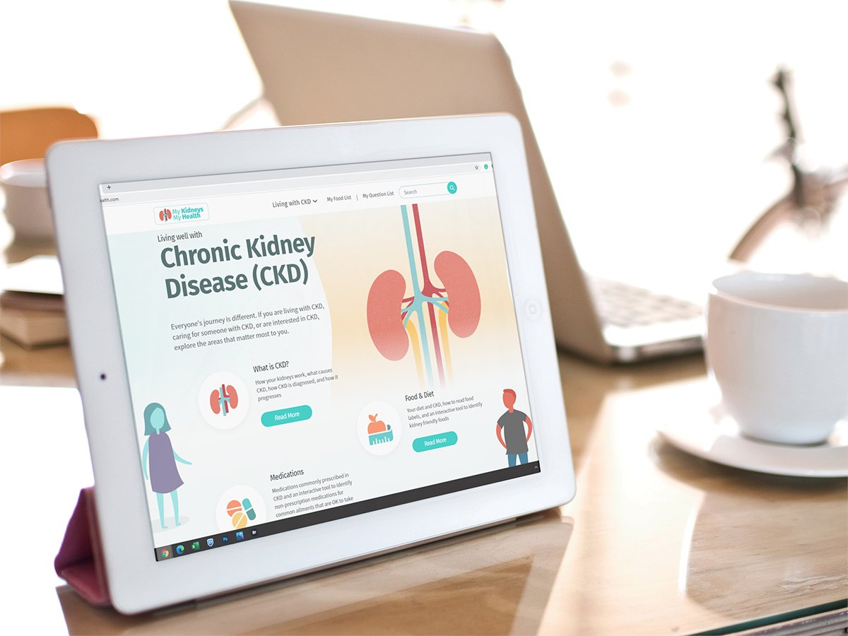 ICDC_Research's tweet photo. Digital health is vital for people to access the care they need when they need it. Learn how you can help manage your #CKD by visiting the My Kidneys My Health website https://t.co/Ksh91QYlmY

#ThinkDigitalHealth #MyKidneysMyHealth #MKMH https://t.co/sbW9msJndr