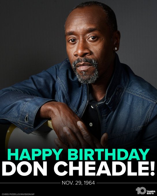HAPPY BIRTHDAY Actor Don Cheadle is celebrating his 57th birthday today! 