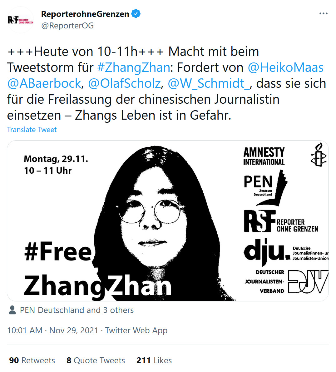 New on MoA:
German NGOs And Newspapers Propagandize Chinese 'Querdenker' Zhang Zhan
moonofalabama.org/2021/11/german…
#ZhangZhan
