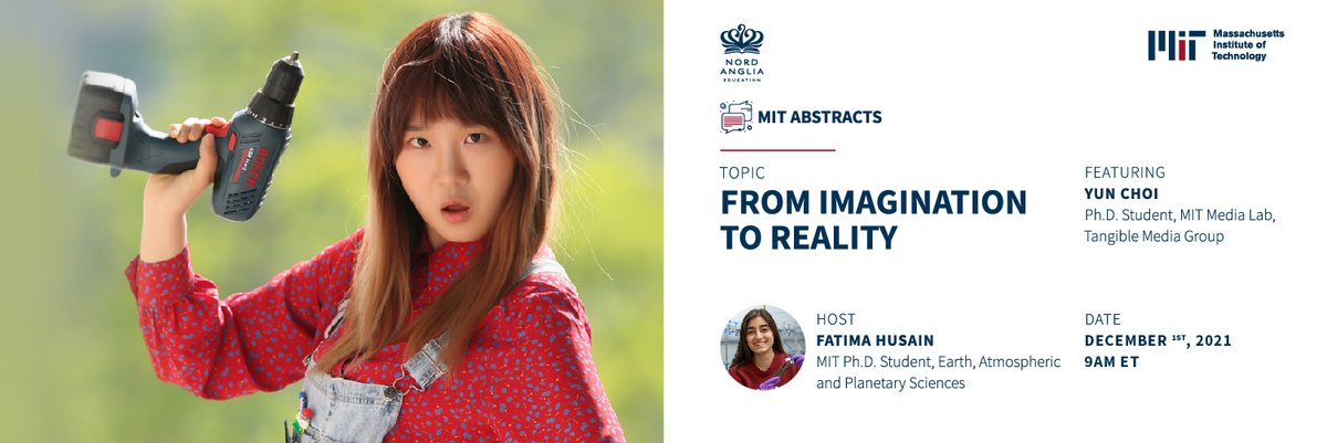 mit_nae's tweet image. This Wednesday! Meet @medialab PhD Student Yun Choi. She's an inspiring artist, designer, and engineer. Bring your questions to this live discussion with @FatimagulHusain (check out Yun's website, too! mallcong.com)