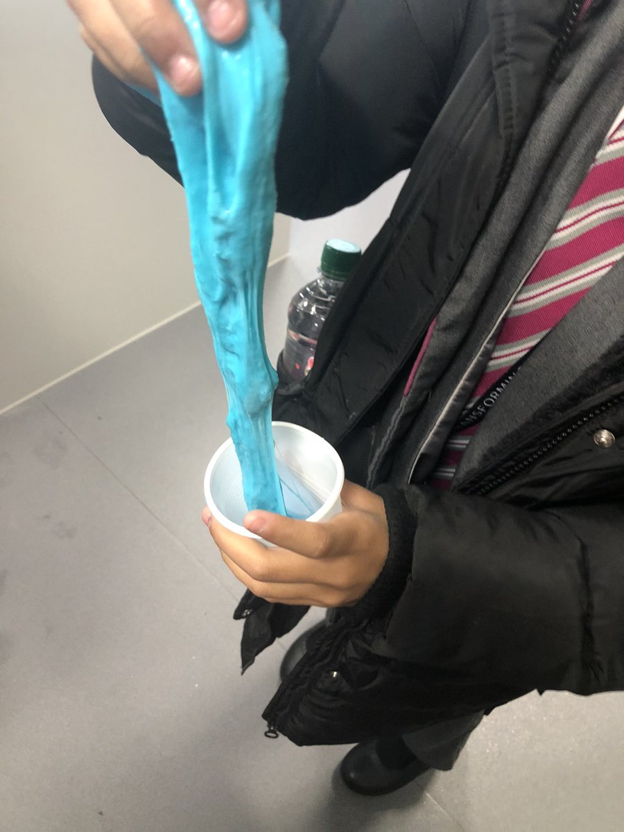 Slime from Yr7 and Yr8 #STEM club at <a href="/BronteGirls/">Bronte Girls' Secondary Academy</a> organised by Mrs Khadi and Miss Esmail. #slime #science #GirlsInSTEM
