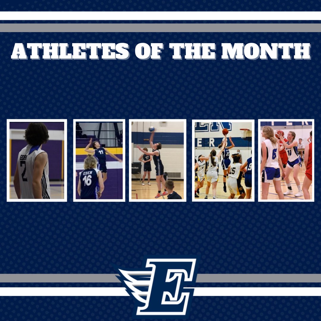 eden_athletics's tweet photo. 🚨NOVEMBER AOTM🚨
.
.
Way to go Reid, Logan, Ty, Annika, and Leah!
.
.
#FLYERMEUP🦅💙 https://t.co/ezEgc9jyyb