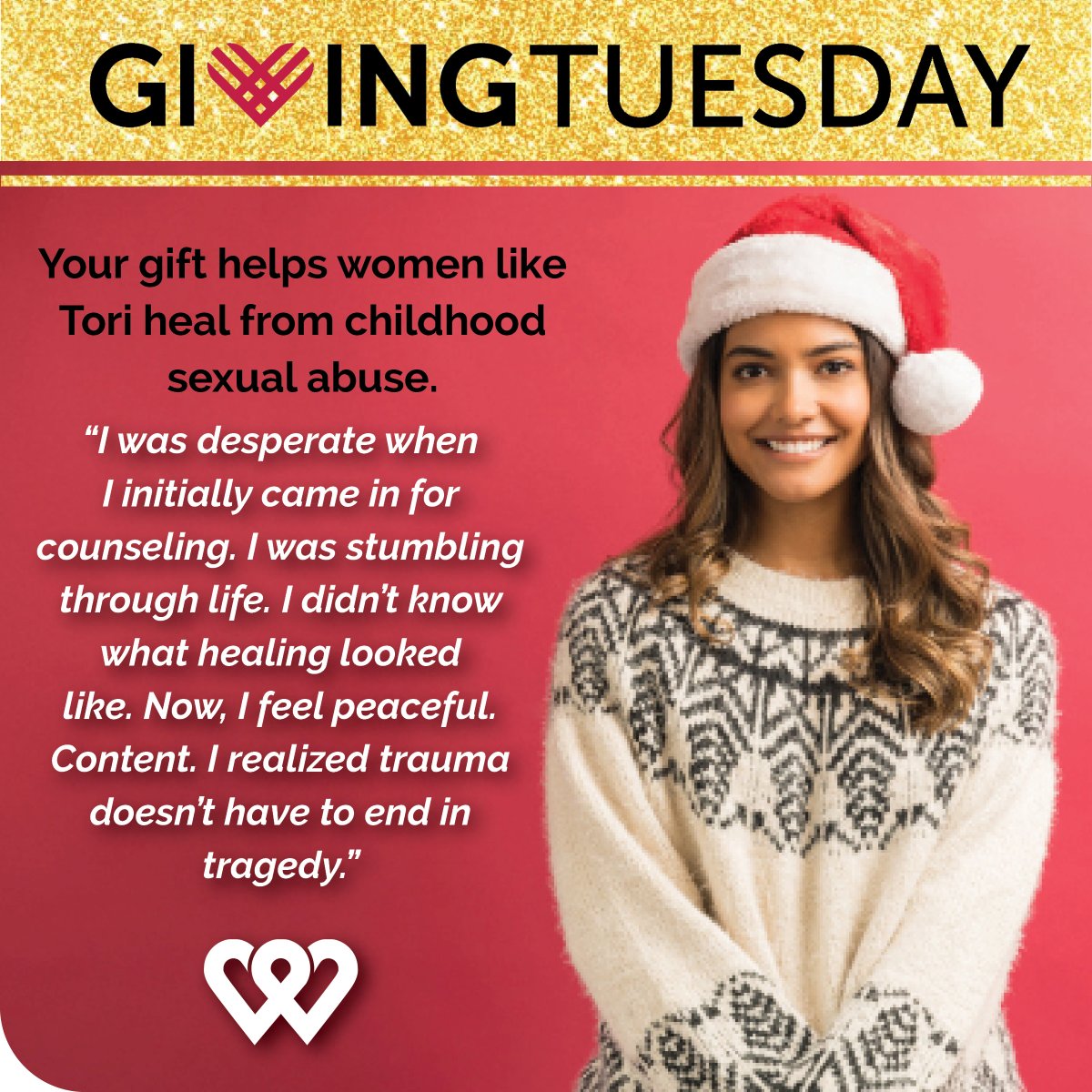 Tomorrow is #GivingTuesday! When you make a donation to The Women's Center, you are helping transform the lives of women, men and children in Tarrant County. Make your gift today at womenscentertc.org/donate-online/. #HopeStartsHere #HopeStartswithYou 💙