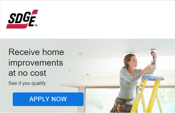 stlukessd's tweet photo. Hello friends! SDGE is offering home upgrades at no cost if you qualify. Click the following link to check your eligibility and read up on what they can do for you!
https://t.co/15oScow8Kt https://t.co/vv1Tg5c2Bb
