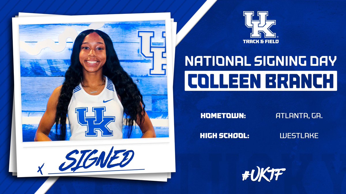 KentuckyTrack's tweet photo. Welcome to #UKTF, Colleen! 💙 https://t.co/7fIxSUiBVX