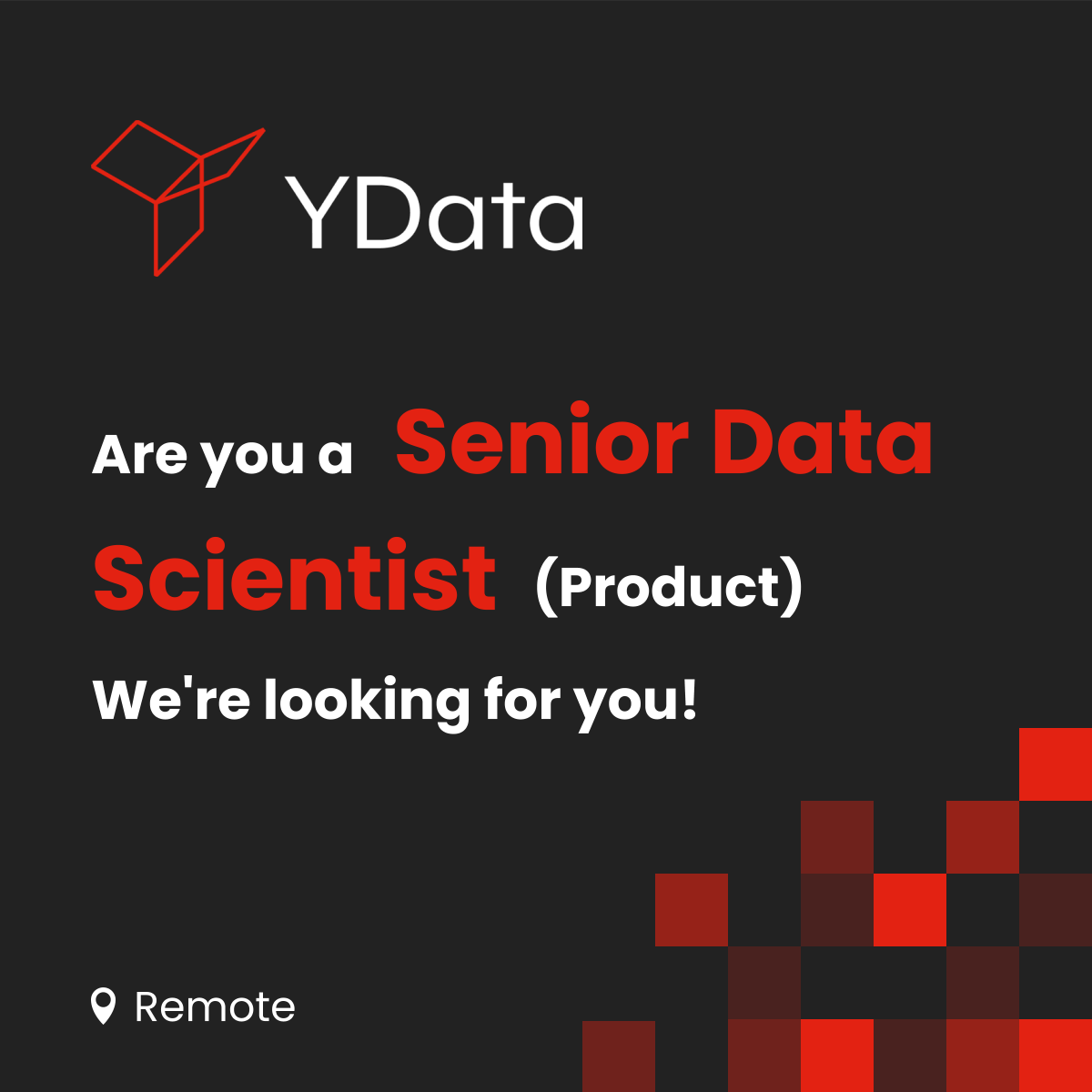 Are you passionate about #DataQuality and excited about driving @YData to the next level? #Apply at angel.co/company/ydata/…

We're looking for a Senior #DataScientist to help us improve the first development platform for data quality

#Hiring #Jobs #DataScience #Python #AI #MLOps