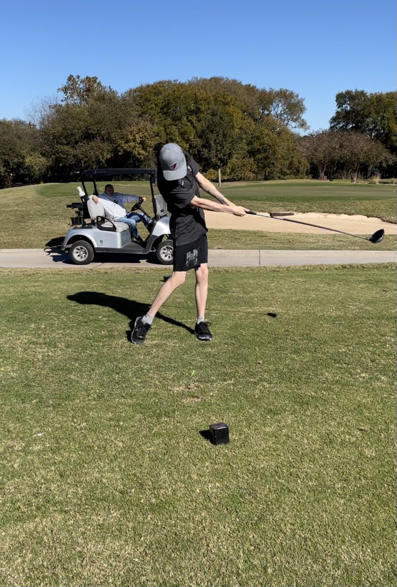 DVHSGOLF's tweet photo. Let’s go Alex, shot a 90 today!! #DVHscardinals #dvhs #cardinals #cardinalNation #CardinalGolf #dvhsGolf #golfing #golf #golfer #golfswing #golfers #golfclub #golfislife #golfday #golfshot #golfswag #golfisfun #lovegolf @OSUgolfclub @UTGolfClub @UTSAAthletics @FSUGolf @WakeMGolf https://t.co/Jt420dQbVk